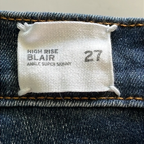 Hudson Jeans High Rise Blair Ankle Super Skinny Size 27 - Picture 13 of 16